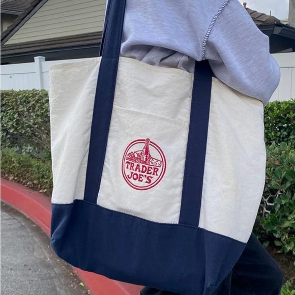 COPY - Large Trader Joe's Shopping Bag Tote - Picture 2 of 5